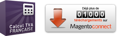 Extension Magento Correction Probleme TVA 1000 telechargements