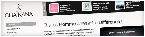 création Agence DnD pour Groupe Chaikana