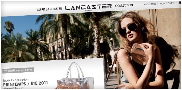 Lancement du nouveau site marchand de Lancaster Paris