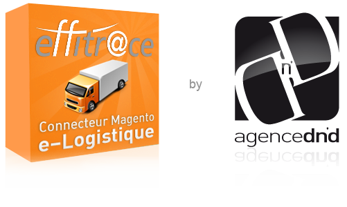 Extension logistique e-commerce Magento Effitrace par l'agence Dn'D