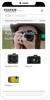 Image mobile du projet Fujifilm
