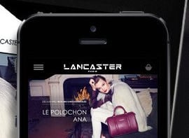 Image de l'article : Lancement de la version mobile du site E-Commerce de Lancaster