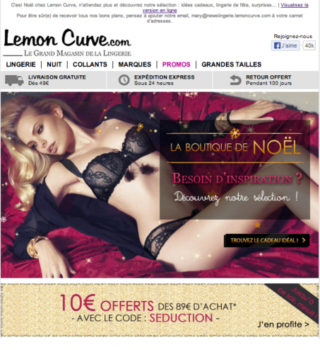 Newsletter Lemon Curve