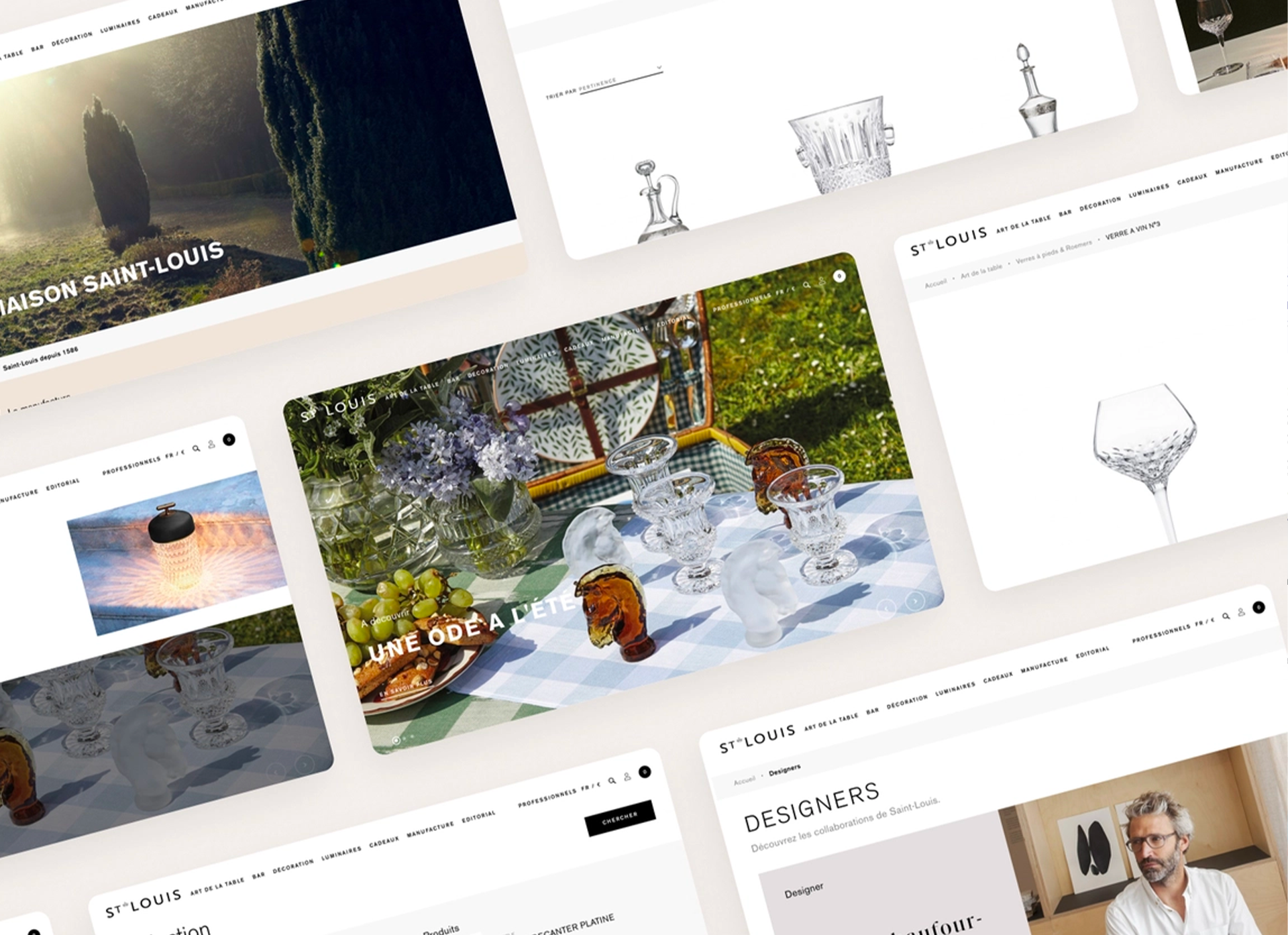 dnd-réalisation- refonte UX UI - MAgento - Cristalleries Saint Louis