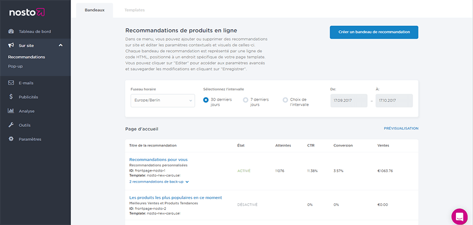 Nosto, recommandation, personnalisation, expérience client