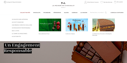 DND - La Maison du Chocolat - UX Design