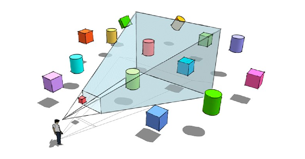 Dnd- sobriété numérique - viewing frustum culling