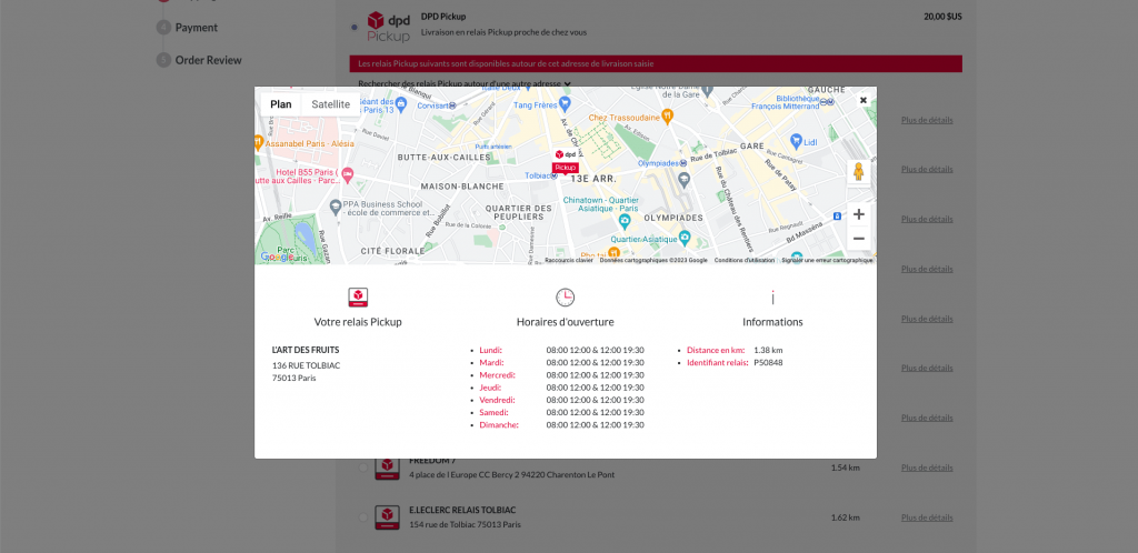 Agence Dn'D - DPD Predict vue map